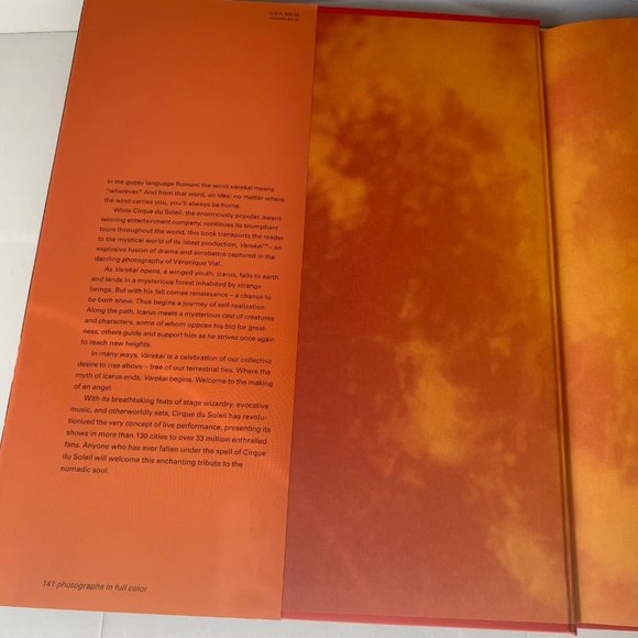 Varekai Cirque Du Soleil illustrated hardcover +DJ by Veronique Vial 2003 - Picture 4 of 8
